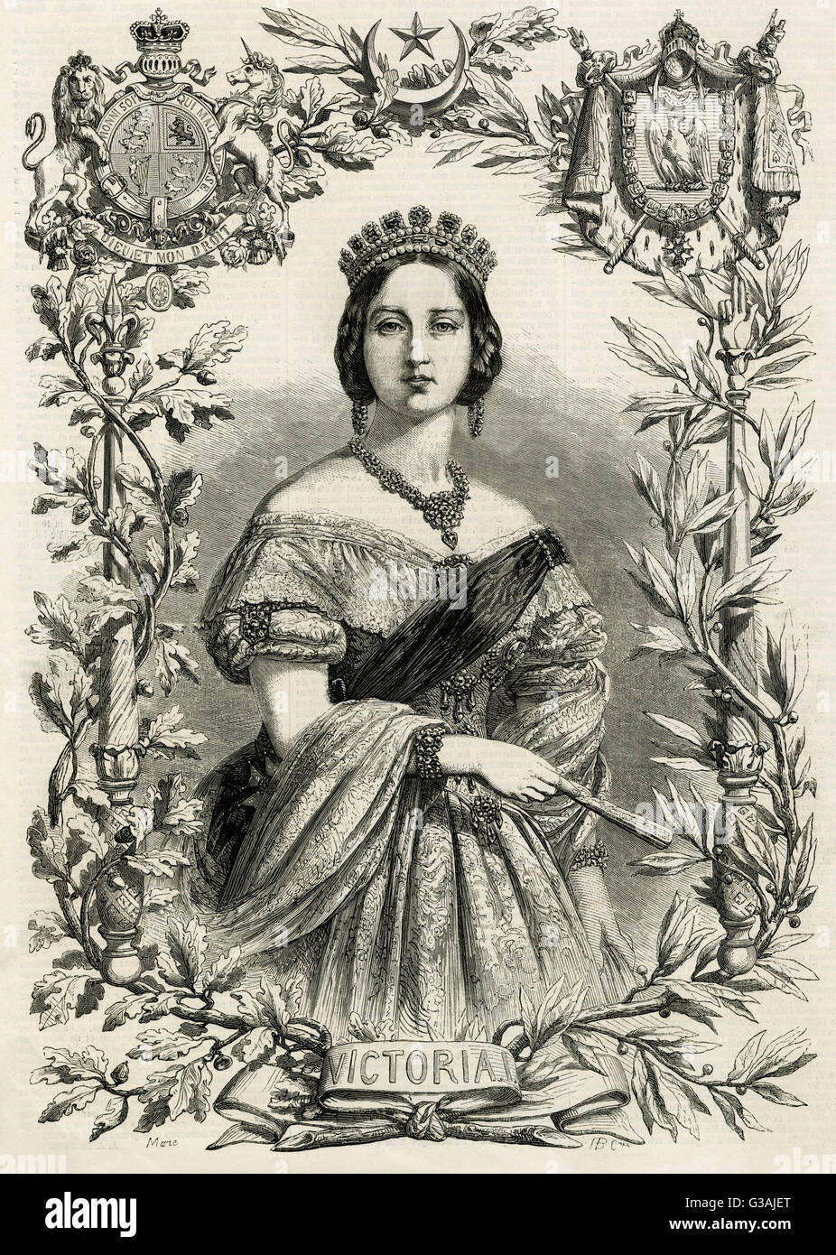 Queen Victoria Stock Photo