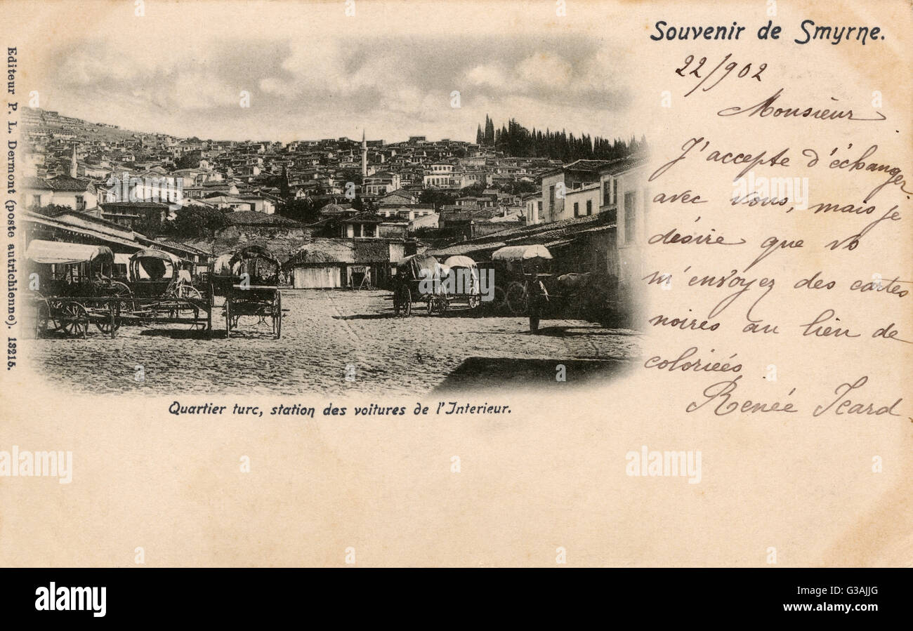 Izmir, Turkey The Turkish Quarter Stock Photo Alamy