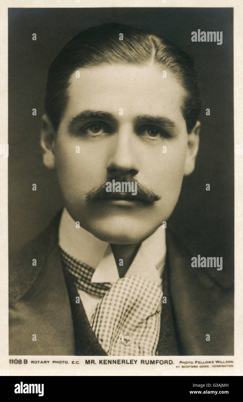 Kennerley Rumford Famous Baritone Stock Photo Alamy