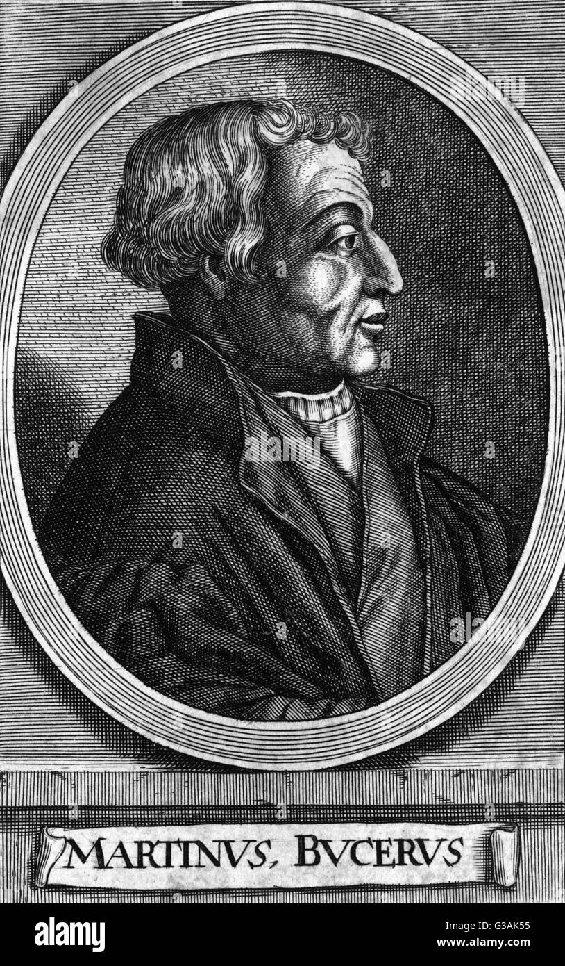 Martin Bucer - German protestant reformer Stock Photo