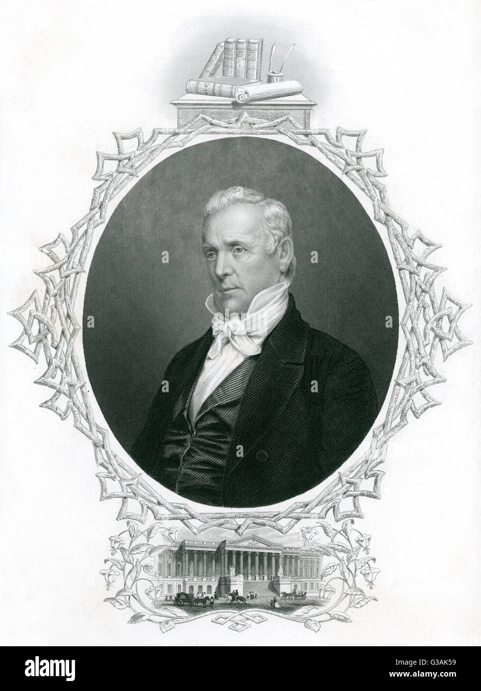 James Buchanan - President of the United States Stock Photo