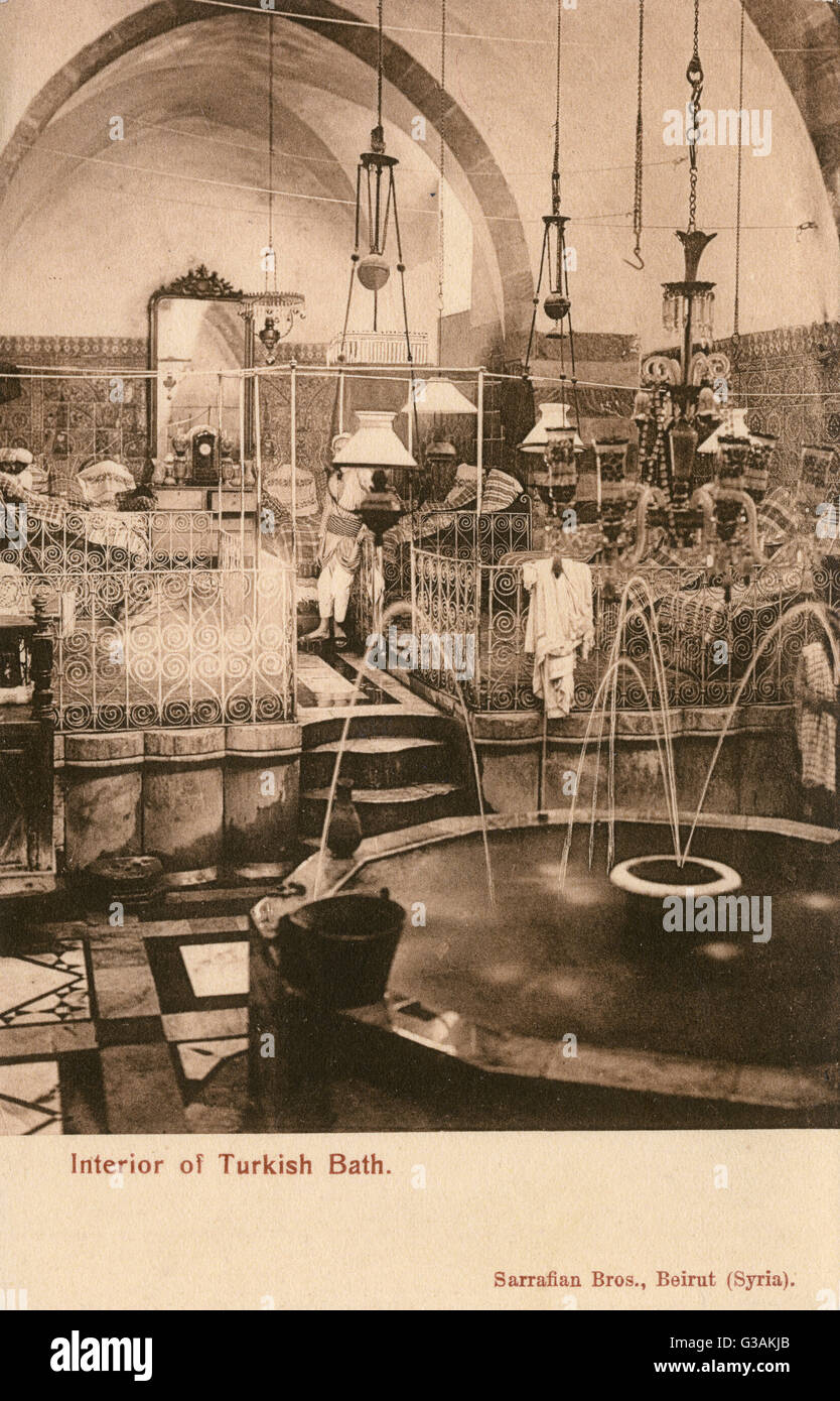 Interior of the Turkish Baths, Beirut, Lebanon Stock Photo Alamy