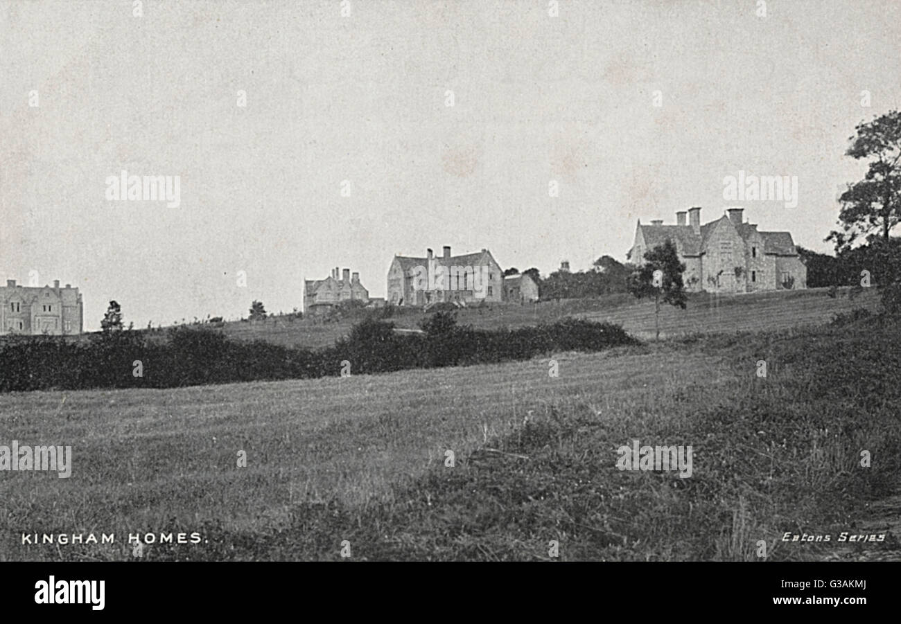 Houses in Kingham, Oxfordshire Stock Photo Alamy