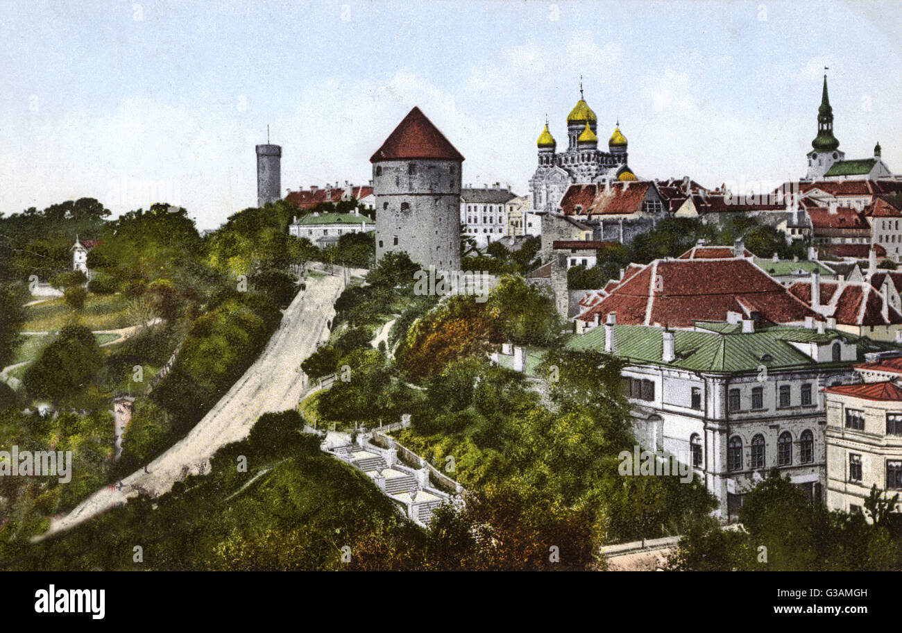 Tallinn, Estonia (formerly Revel) - The Old Town Stock Photo