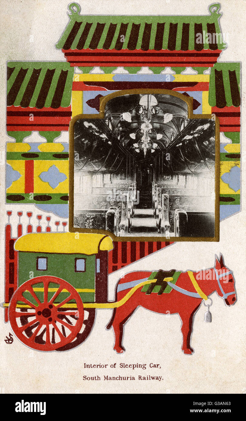 South manchuria railway hi-res stock photography and images - Alamy