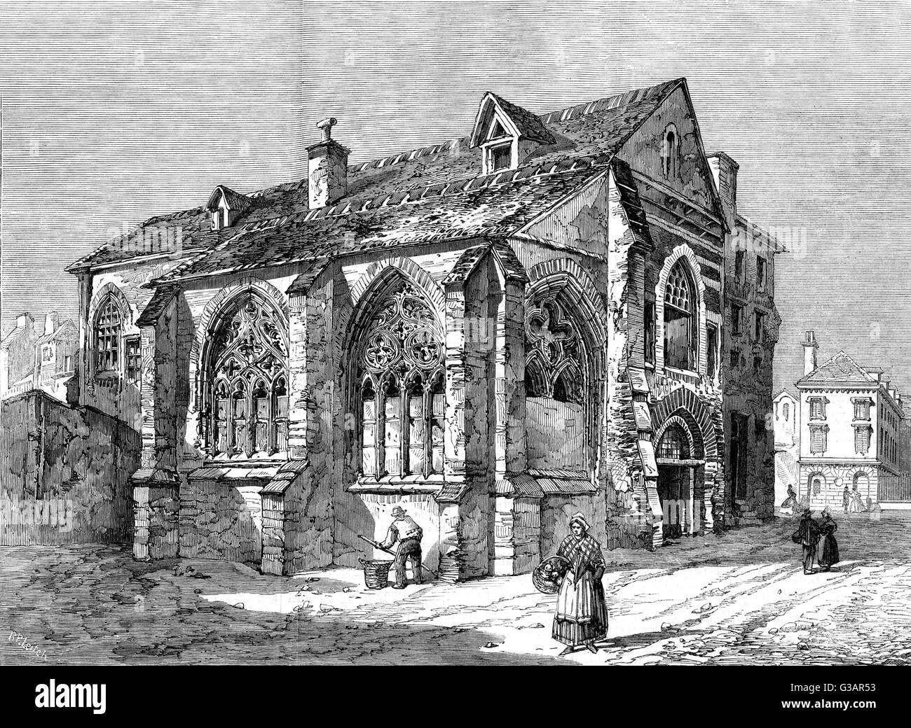 Paris, France - Eglise de Saint Jean de Lateran. Date: 1859 Stock Photo -  Alamy