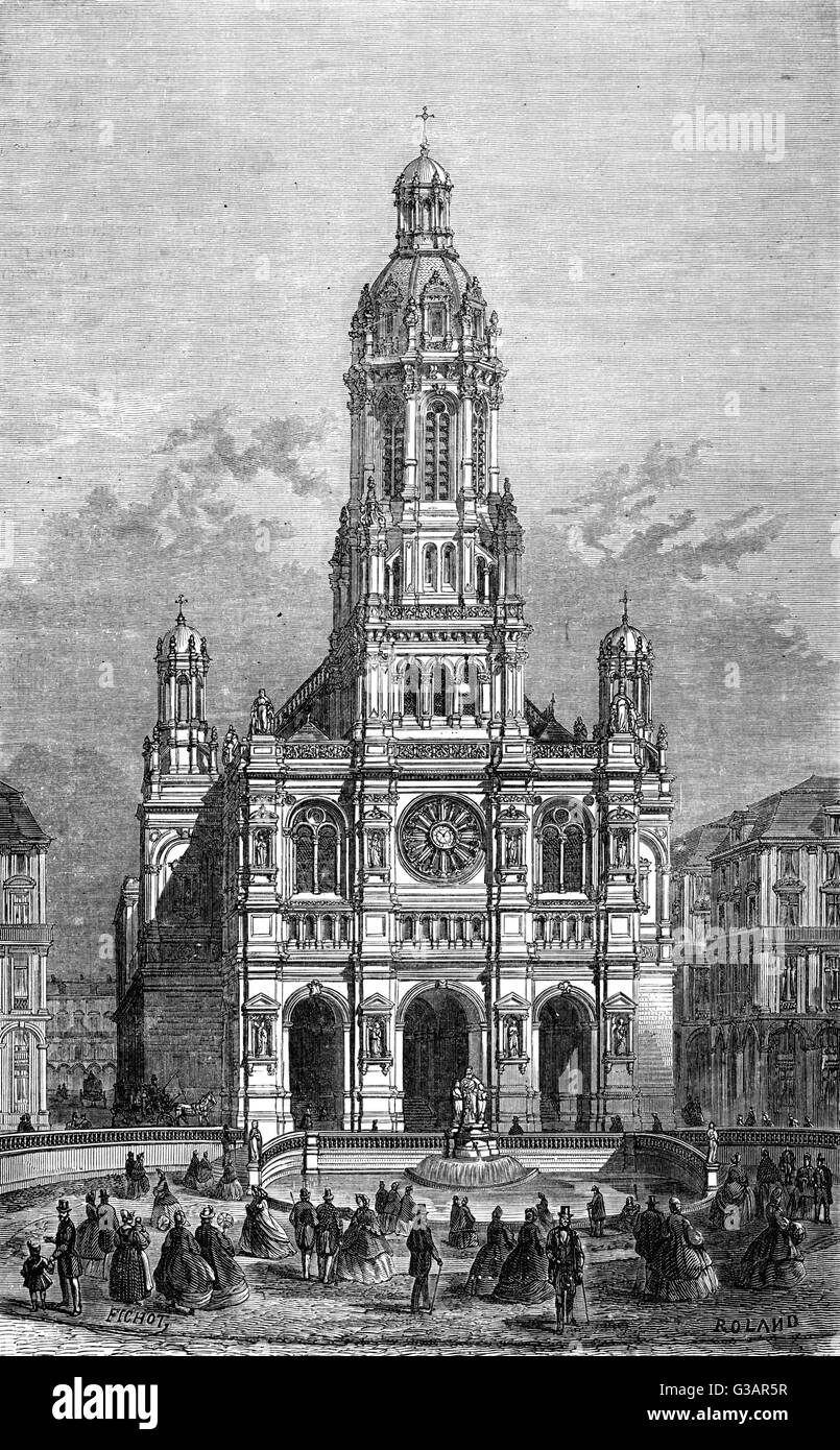 Paris, France - Eglise de la Trinite. Stock Photo