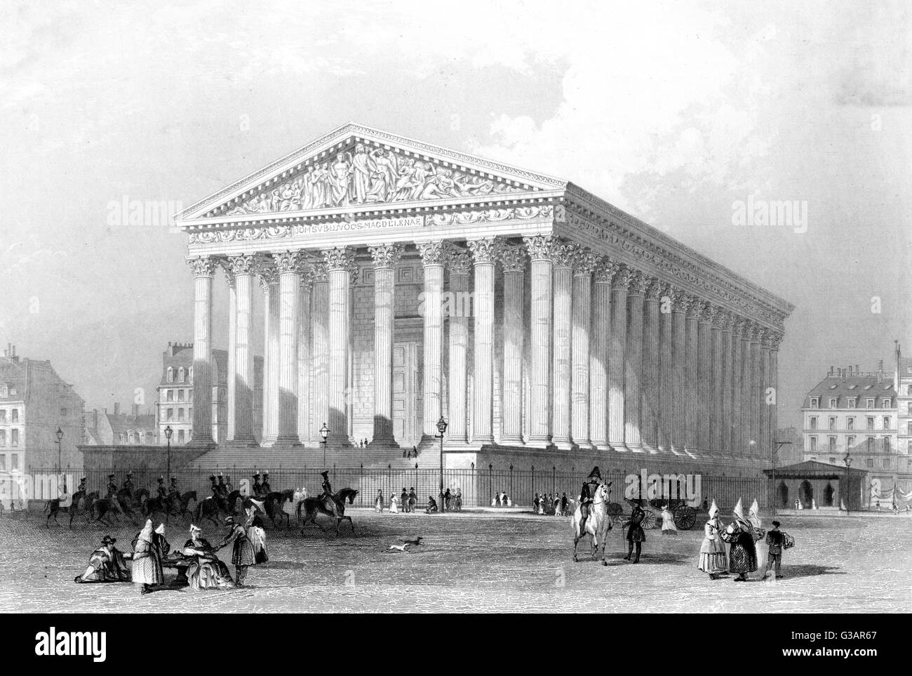 Paris, France - Eglise de La Madeleine Stock Photo