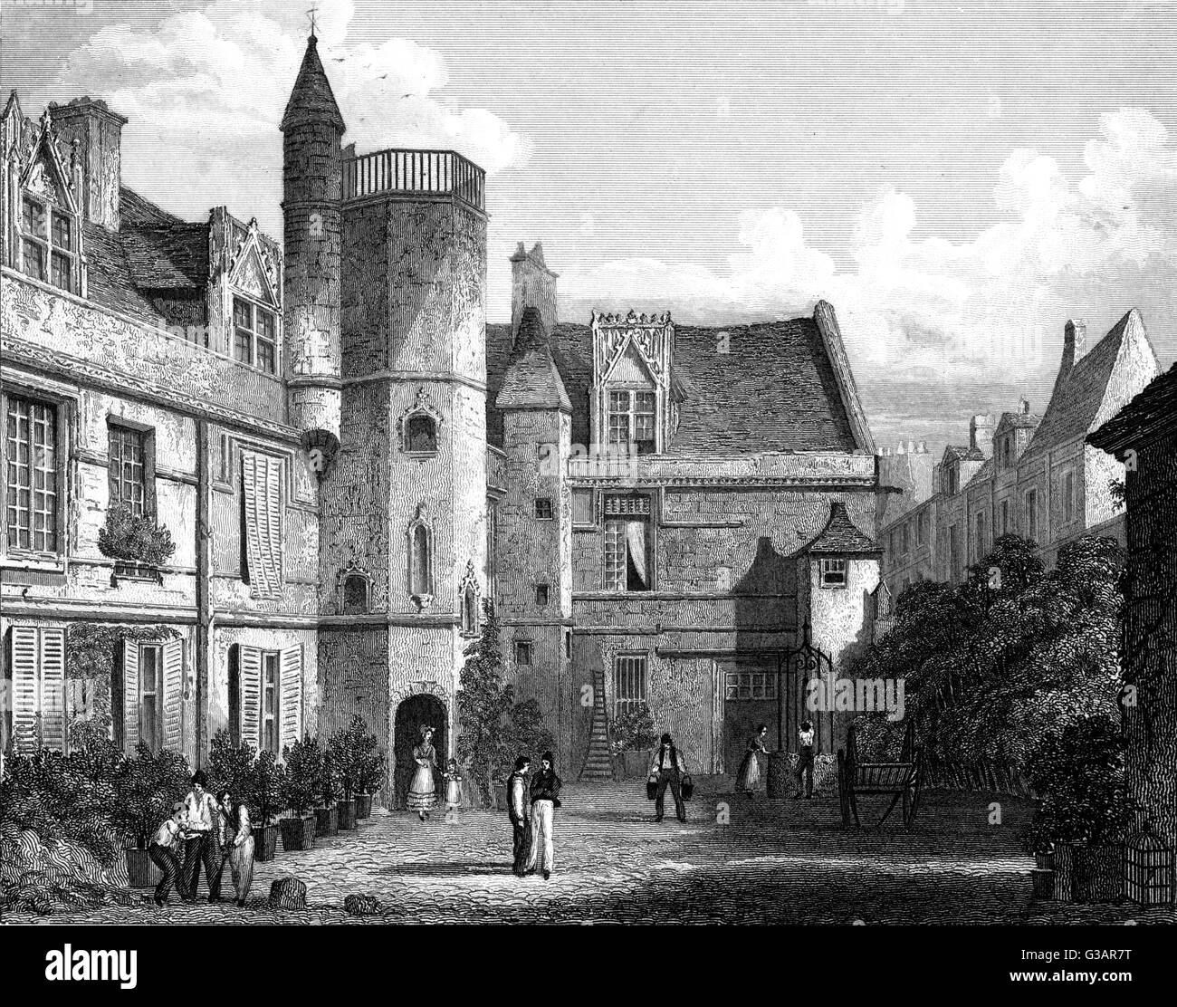 Paris, France - Hotel de Cluny Stock Photo - Alamy