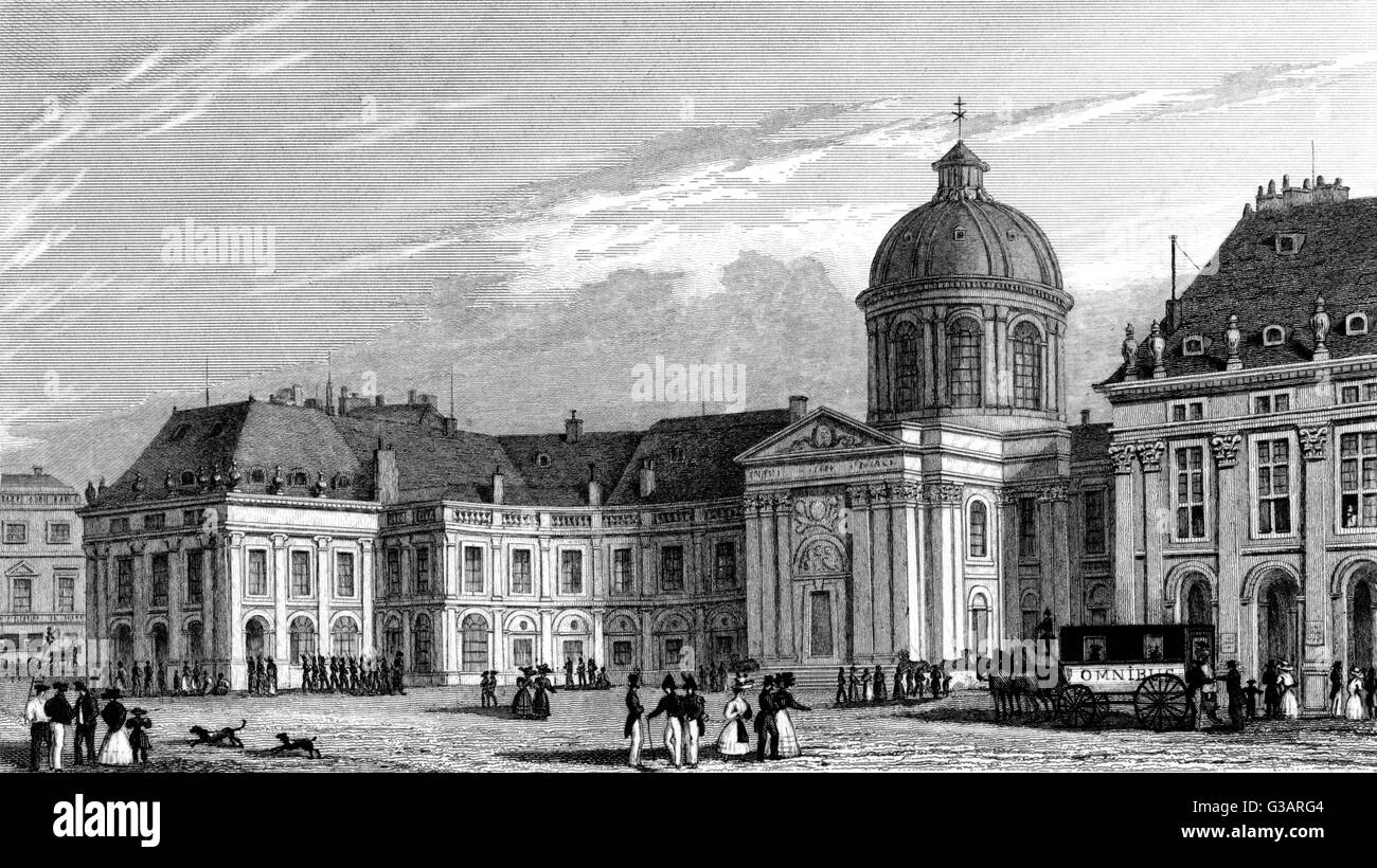 ルーヴル美術館　複製画　Collège des Quatre Nations ルーヴル美術館 複製画 Collège des Quatre Nations