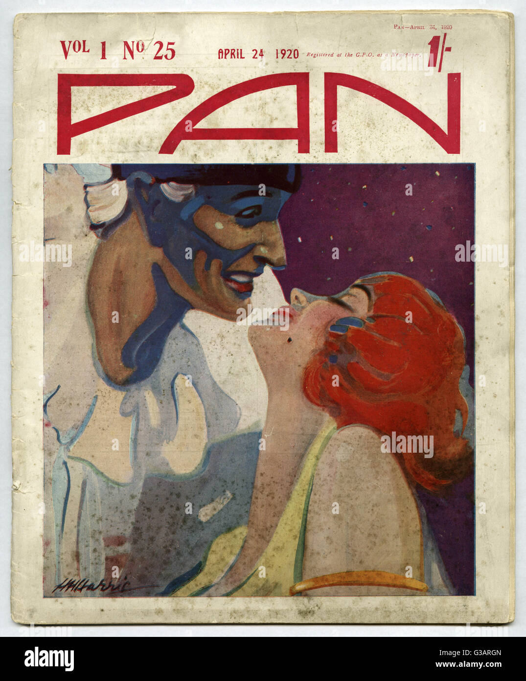 1920s couple kiss hi-res stock photography and images - Alamy