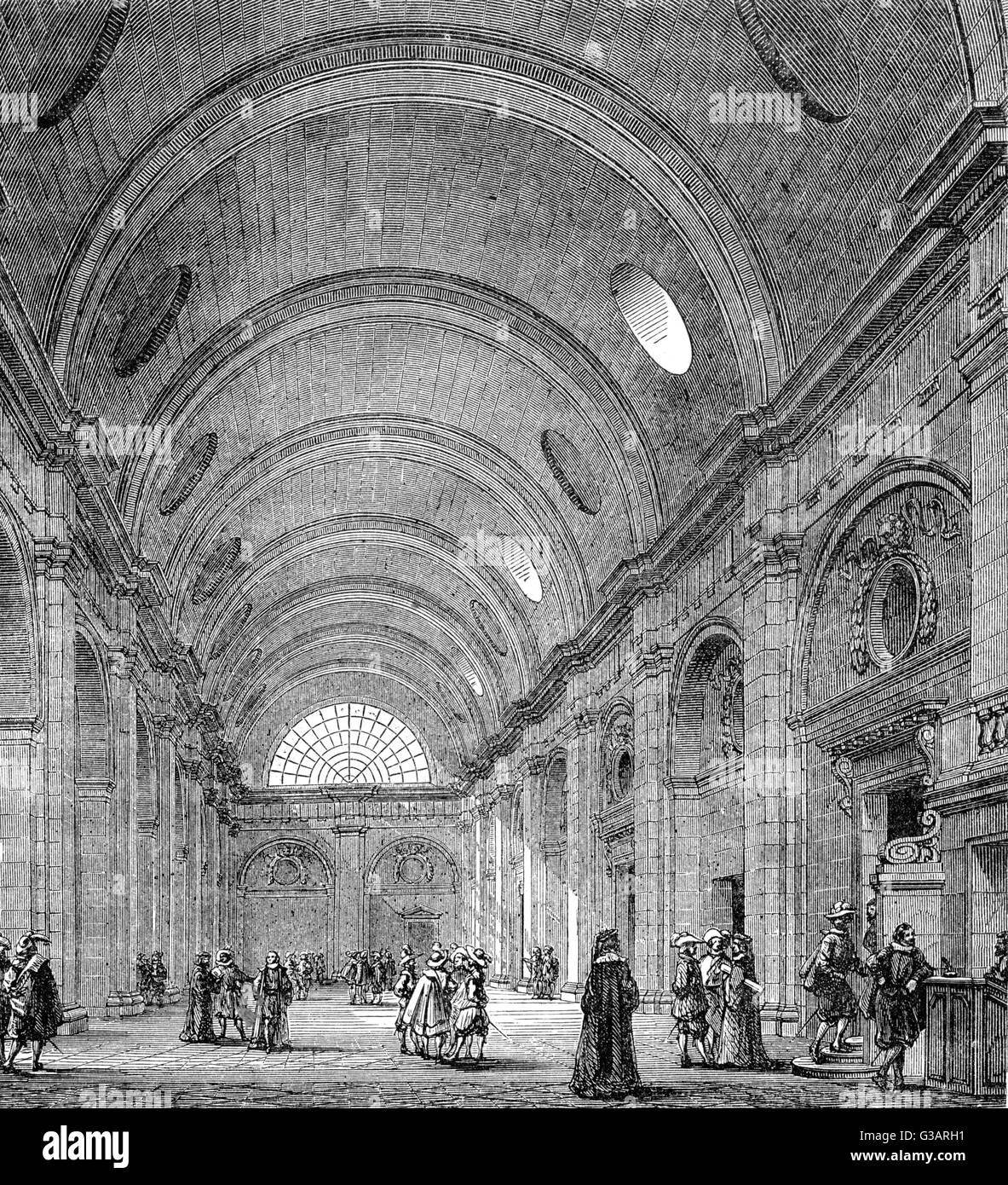 Paris, France - Palais de Justice.     Date: 17th century Stock Photo