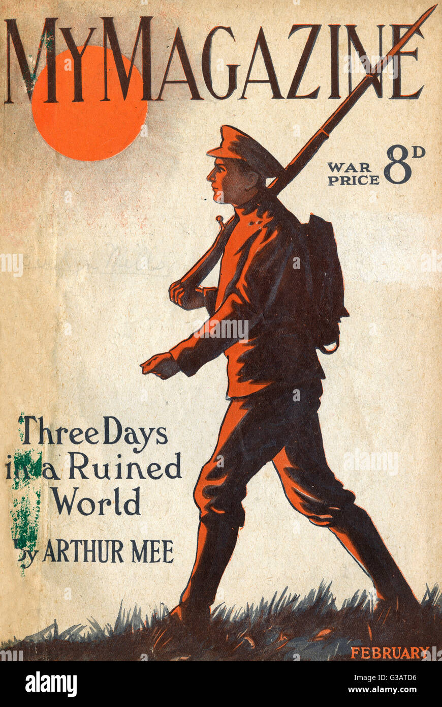 My Magazine cover - British WW1 soldier Stock Photo