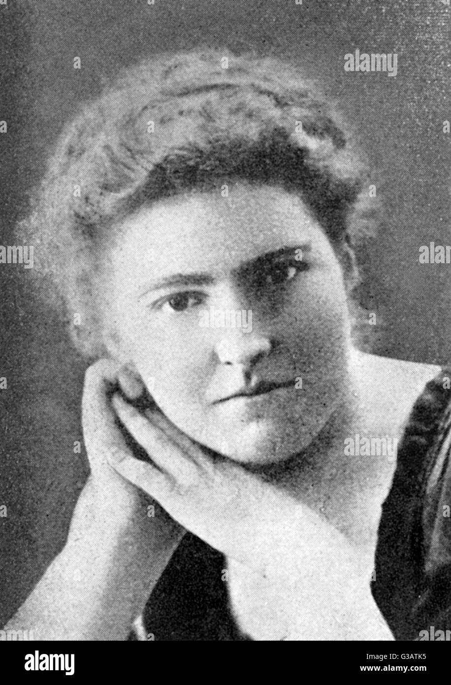 Gertrude Bell (1868-1926) aged 19 in 1887.     Date: 1887 Stock Photo