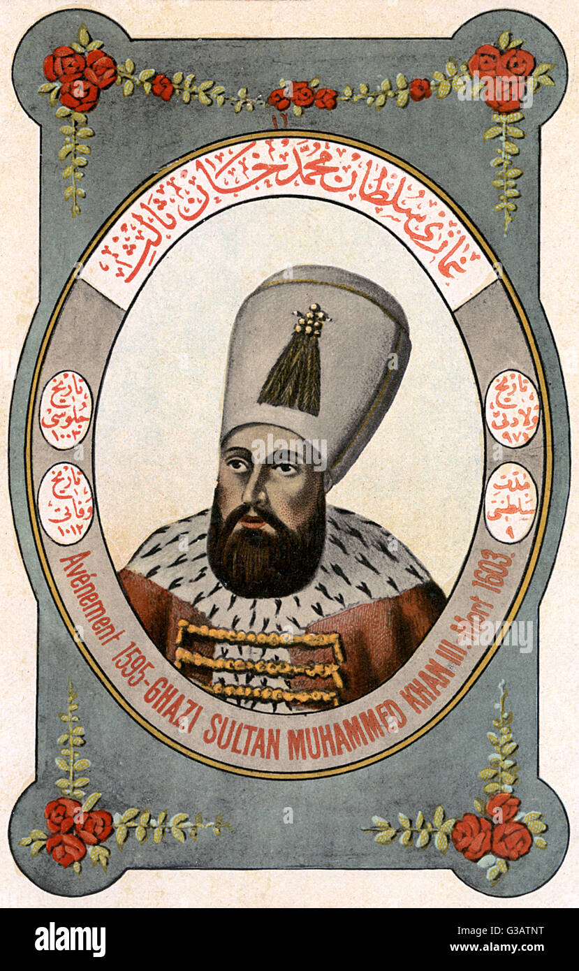 Sultan Mehmed III Adli - ruler of the Ottoman Turks Stock Photo - Alamy