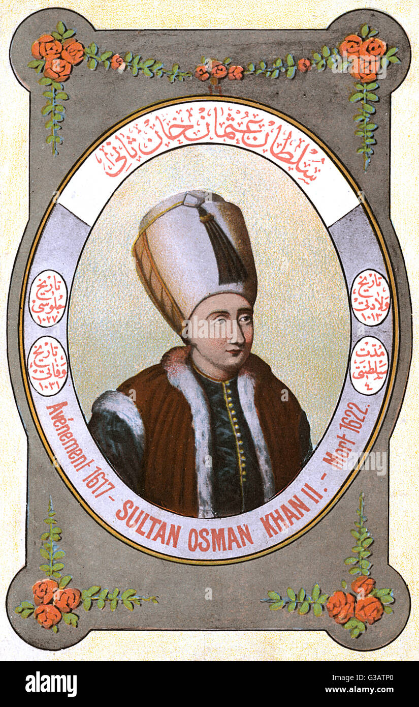 Sultan Osman II ruler of the Ottoman Turks Stock Photo Alamy