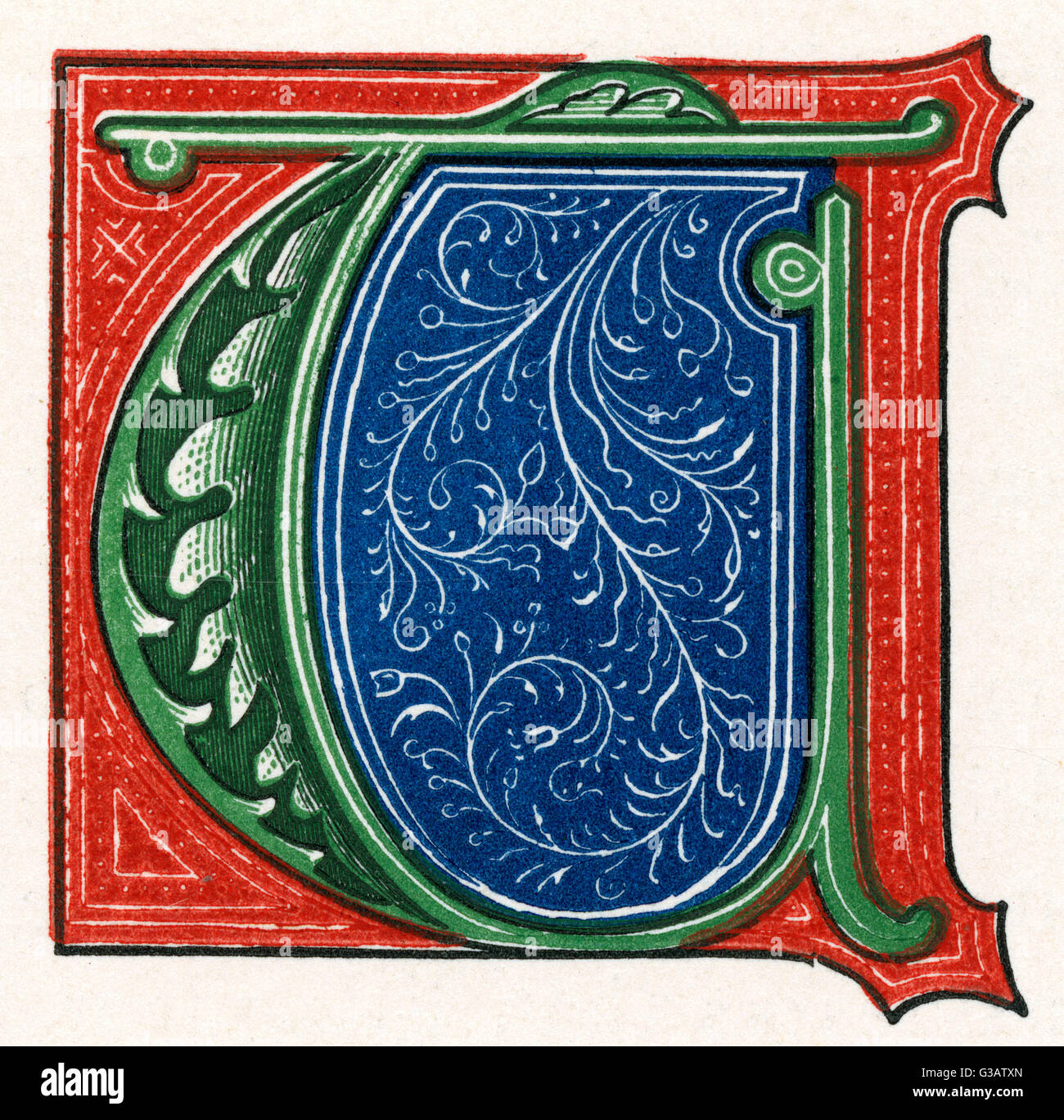 Illuminated letter T Stock Photo - Alamy