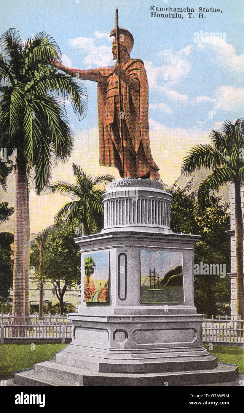 Statue of Kamehameha - Honolulu, Hawaii Stock Photo - Alamy