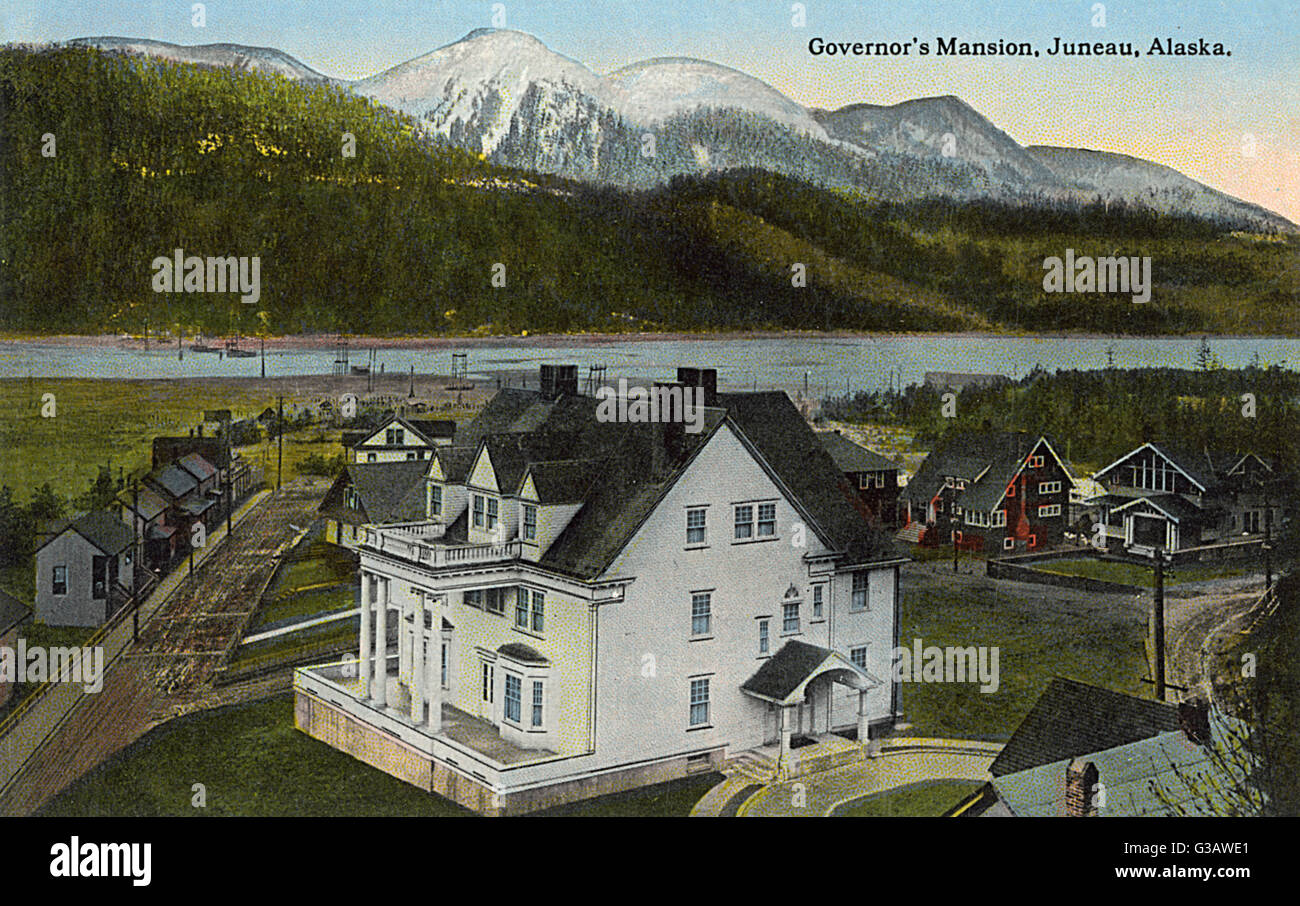 Governor's Mansion, Juneau, Alaska, USA Stock Photo