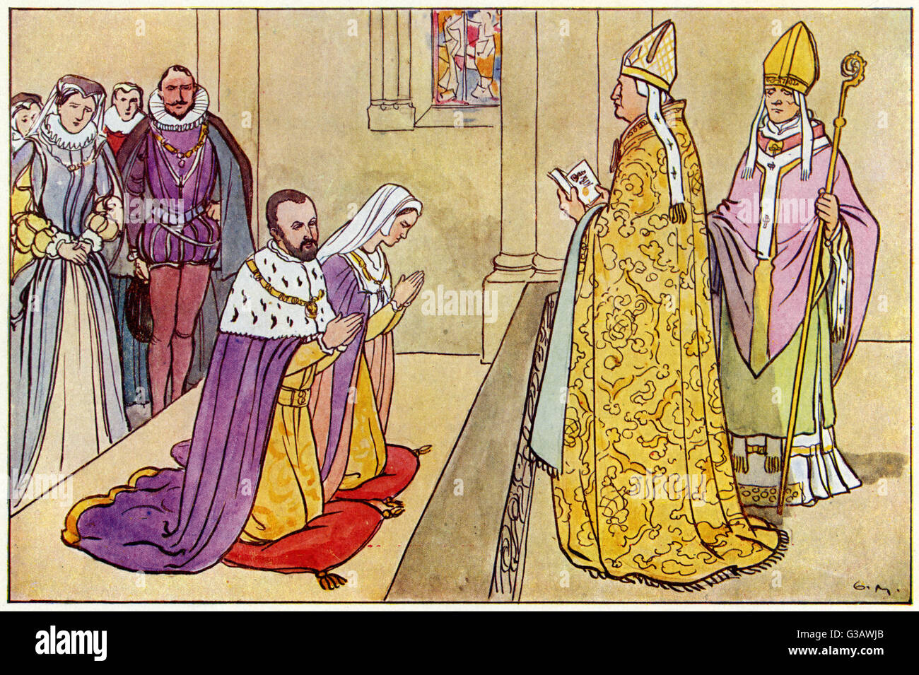 Mary Tudor (15161558) marries King Philip II (15271598) at the