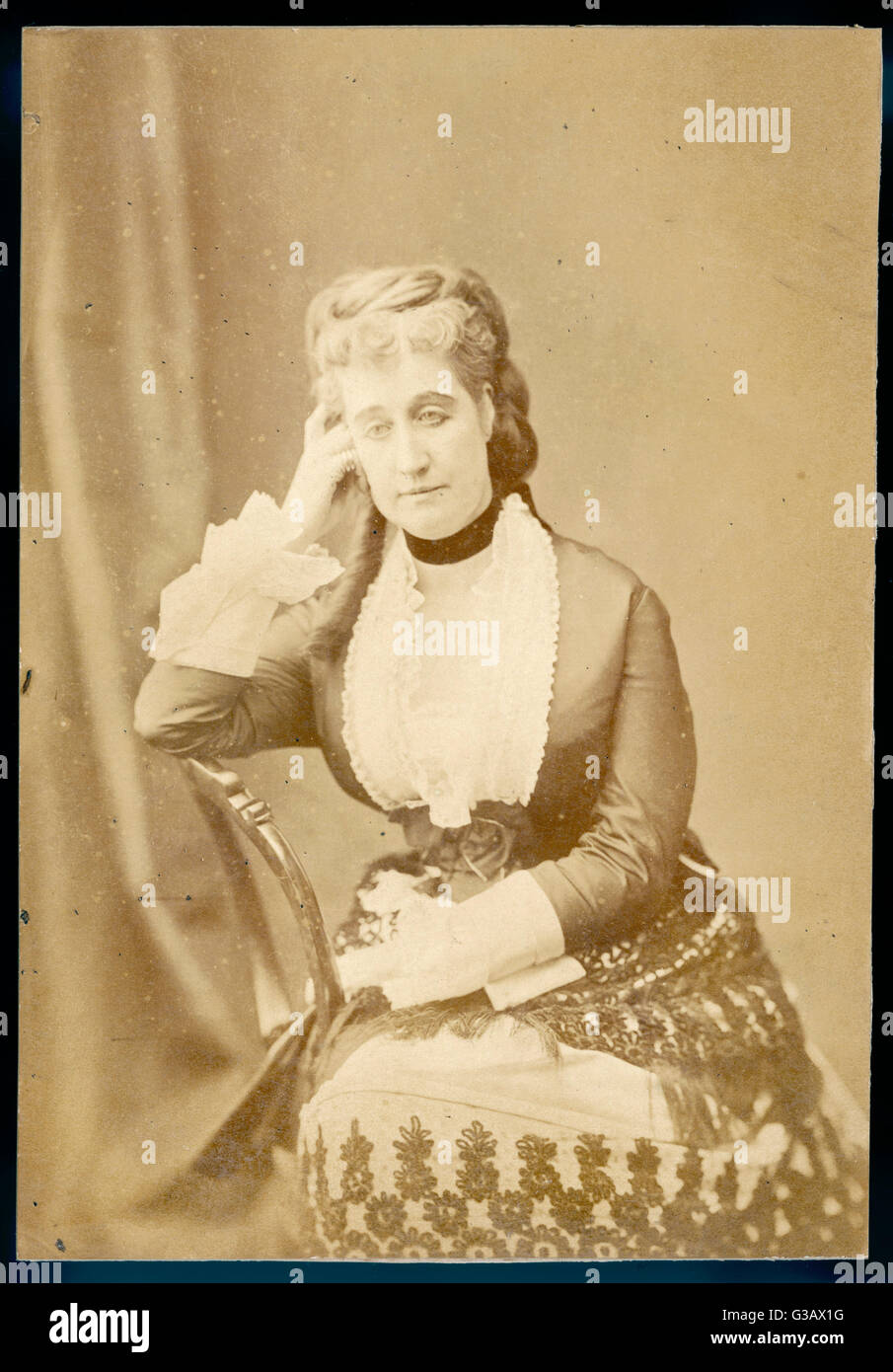Portrait Empress Eugénie de Montijo Stock Photo - Alamy