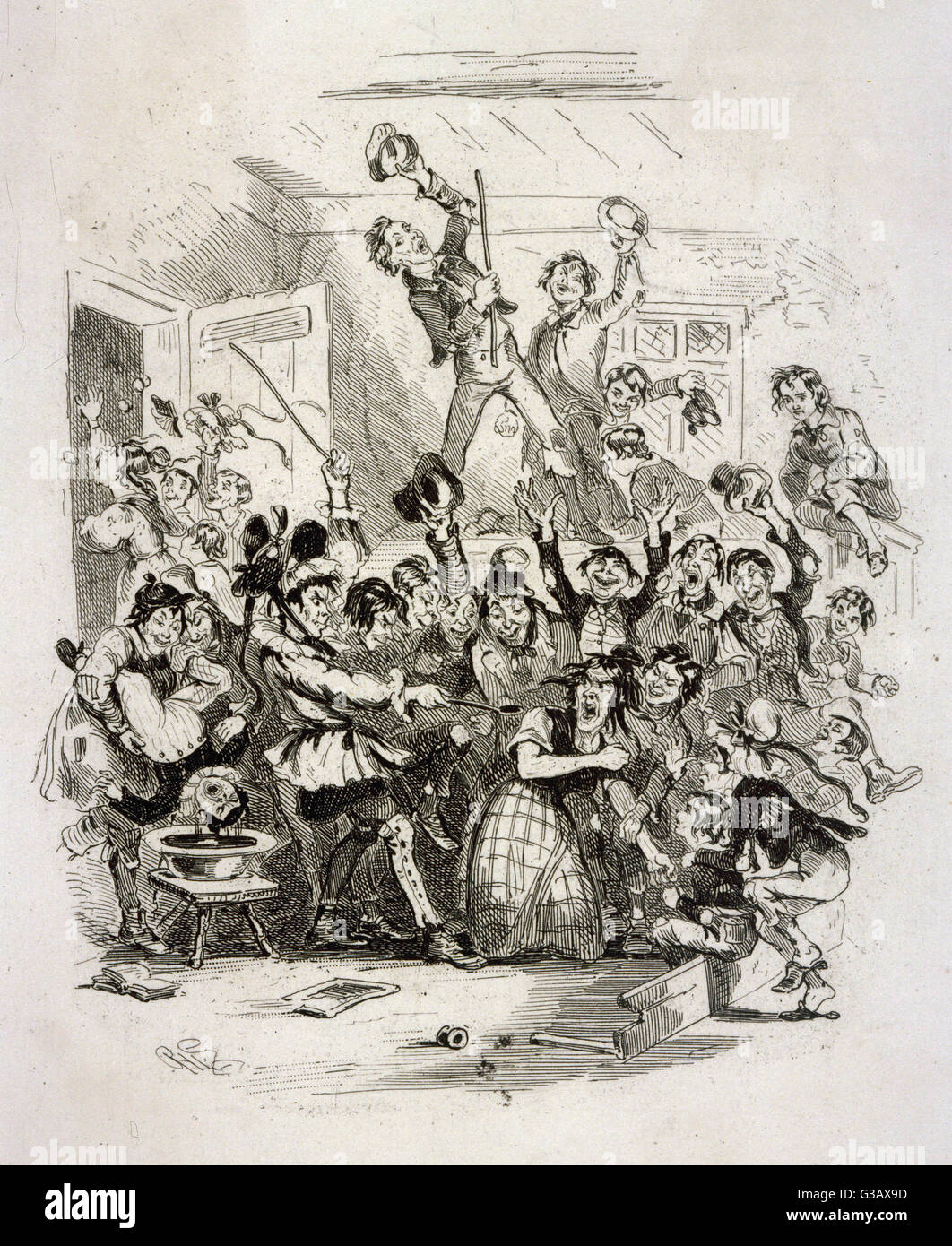 The breaking up at dotheboys hall hires stock photography and images