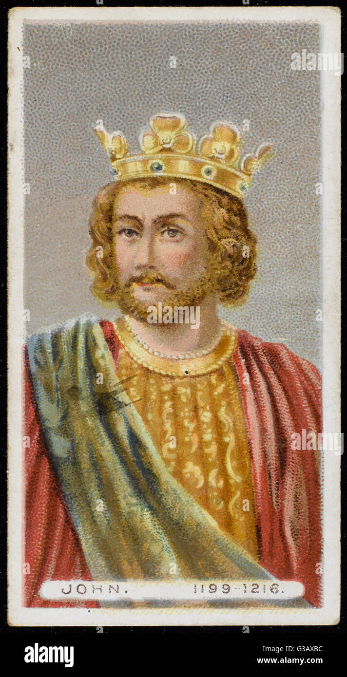 KING JOHN Stock Photo