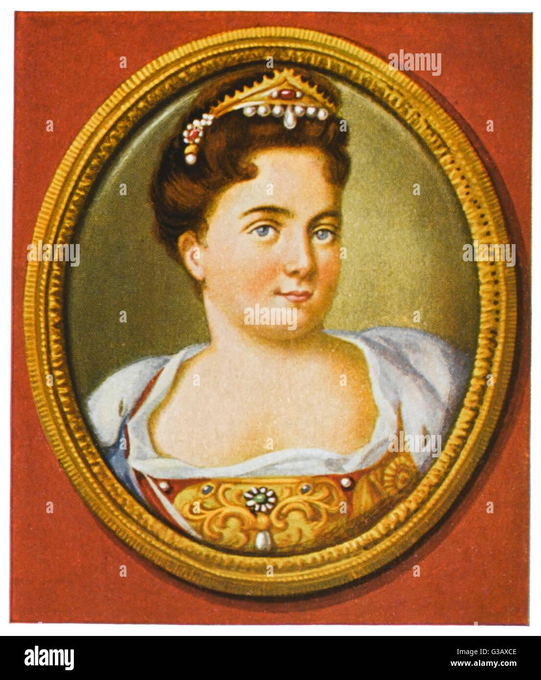 CATHERINE I  Empress of Russia (1725-27), second wife of Tsar Peter I        Date: 1684 - 1727 Stock Photo