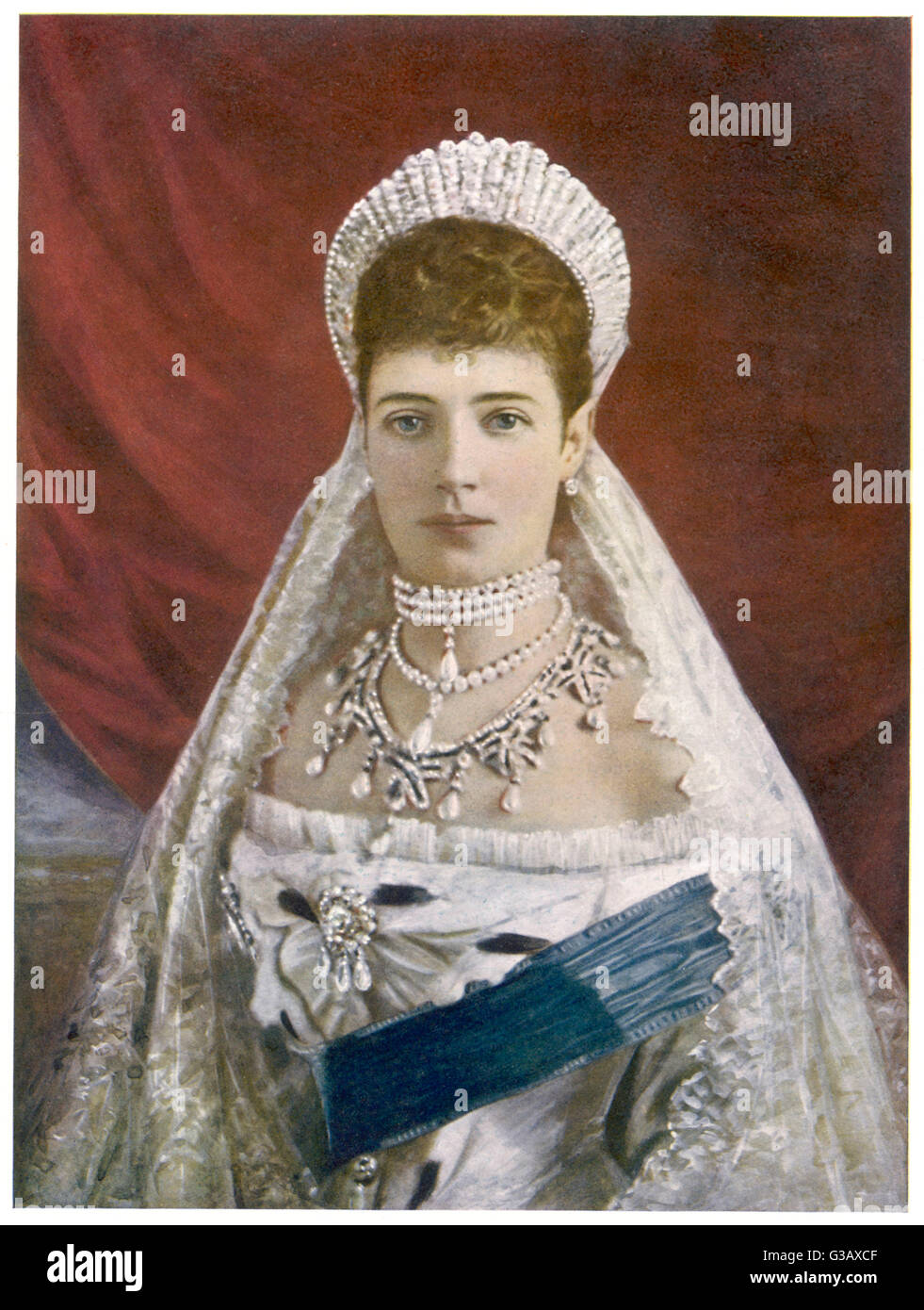 MARIA FEDOROVNA  Wife of Alexander III, Tsar of Russia, daughter of Christian IX of Denmark      Date: 1847 - 1928 Stock Photo