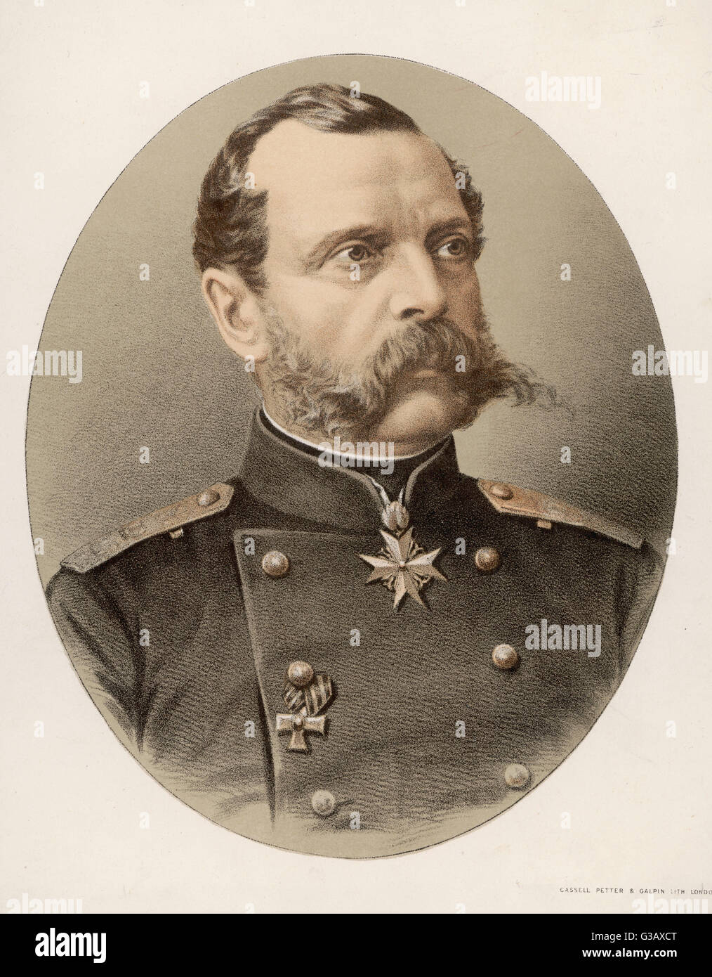 TSAR ALEXANDER II  Tsar of Russia (1855-81)       Date: 1818 - 1881 Stock Photo