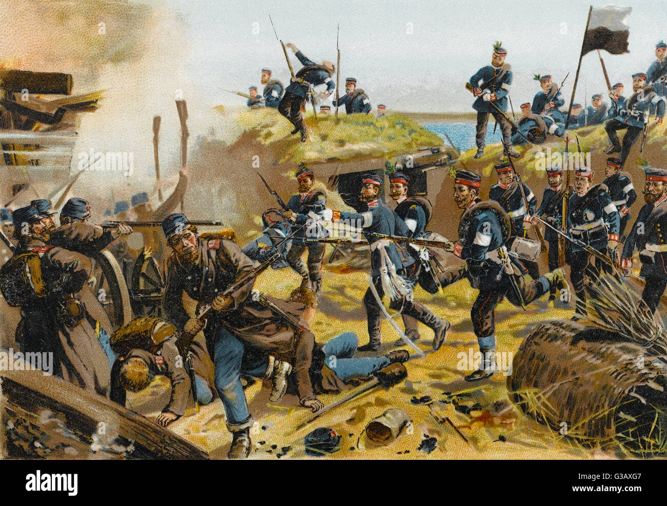 DANISH-PRUSSIAN WAR Stock Photo