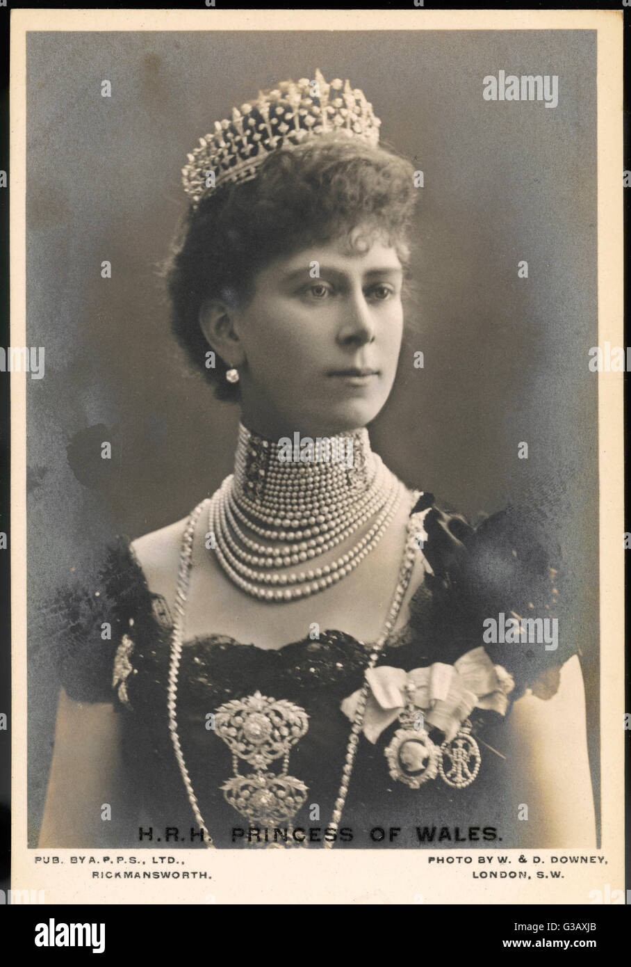 QUEEN MARY (1867 1953) Wife of V (as Princess of Wales Stock Photo Alamy