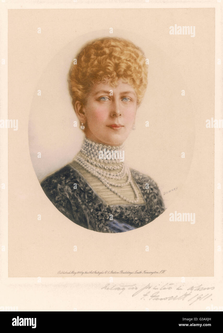 Queen mary 1867 1953 wife v hires stock photography and images