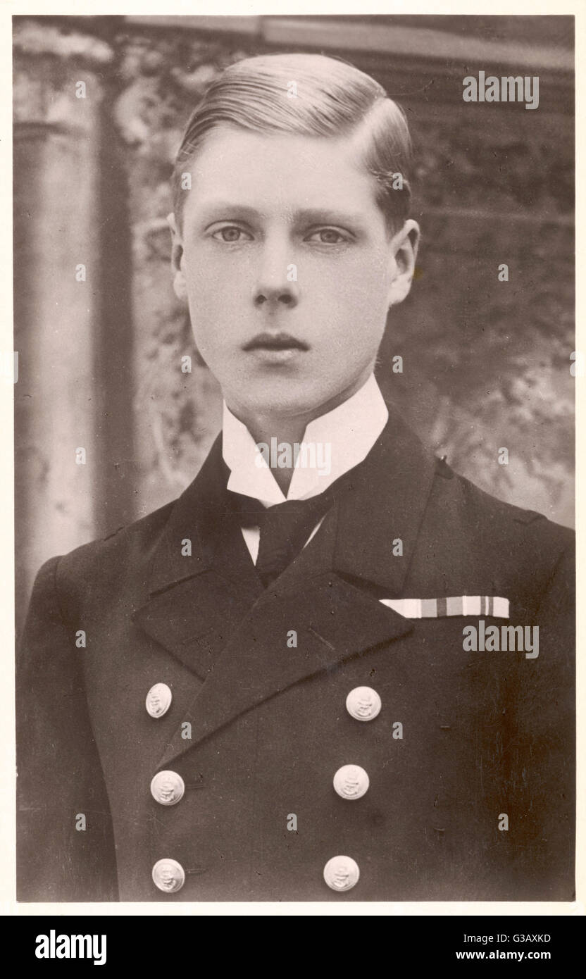 EDWARD VIII as Prince of Wales         Date: 1894 - 1972 Stock Photo
