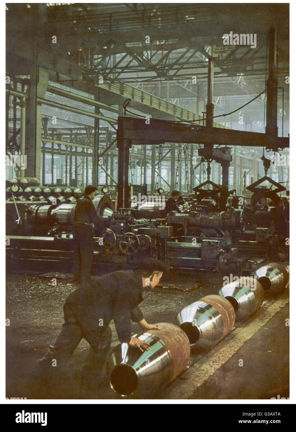 GERMAN ARMS FACTORY 1943 Stock Photo