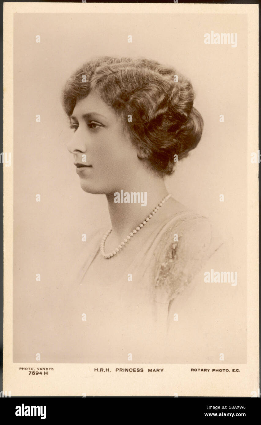 Princess Mary in 1922 Stock Photo