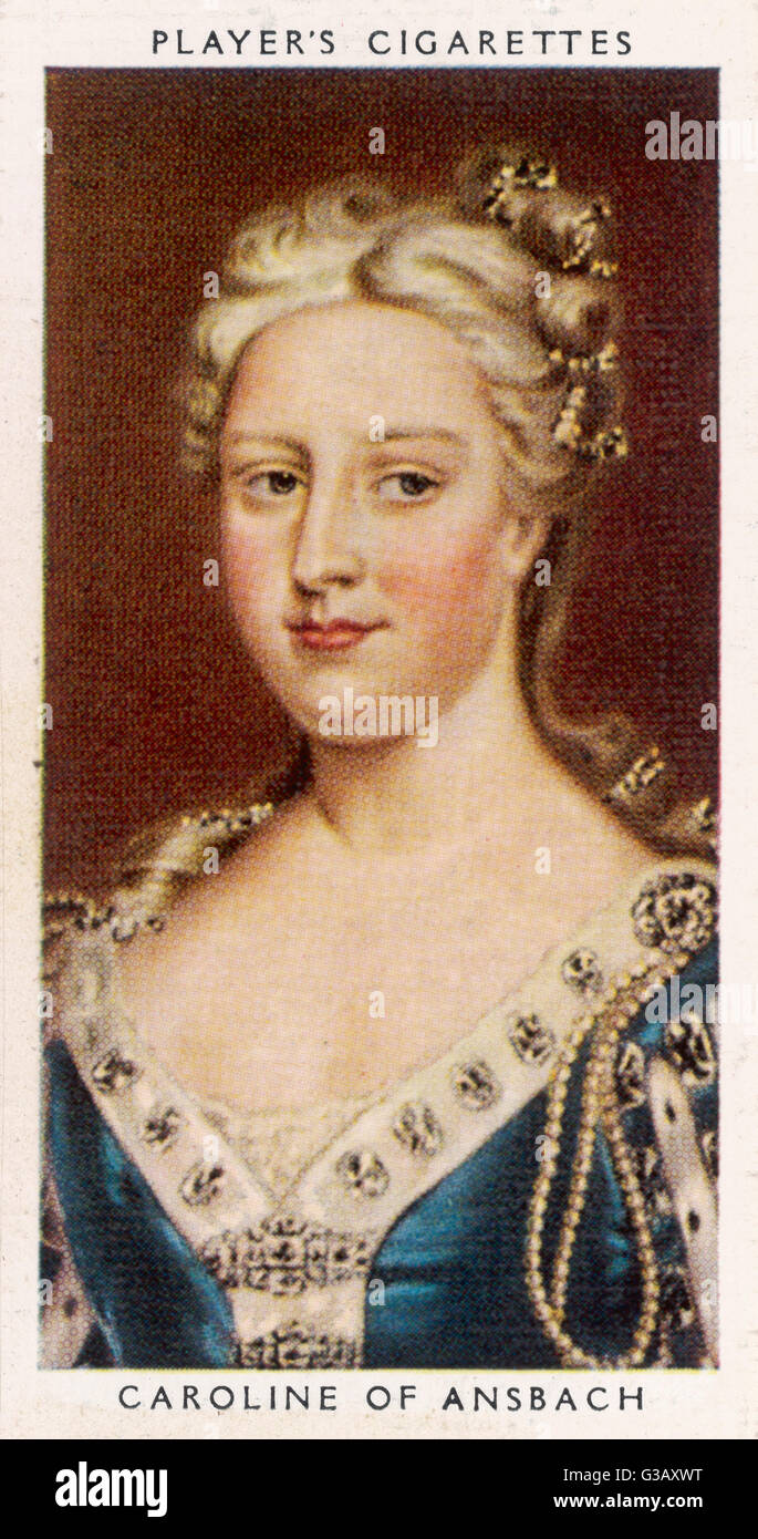 CARO ANSBACH/GEORGE II Stock Photo