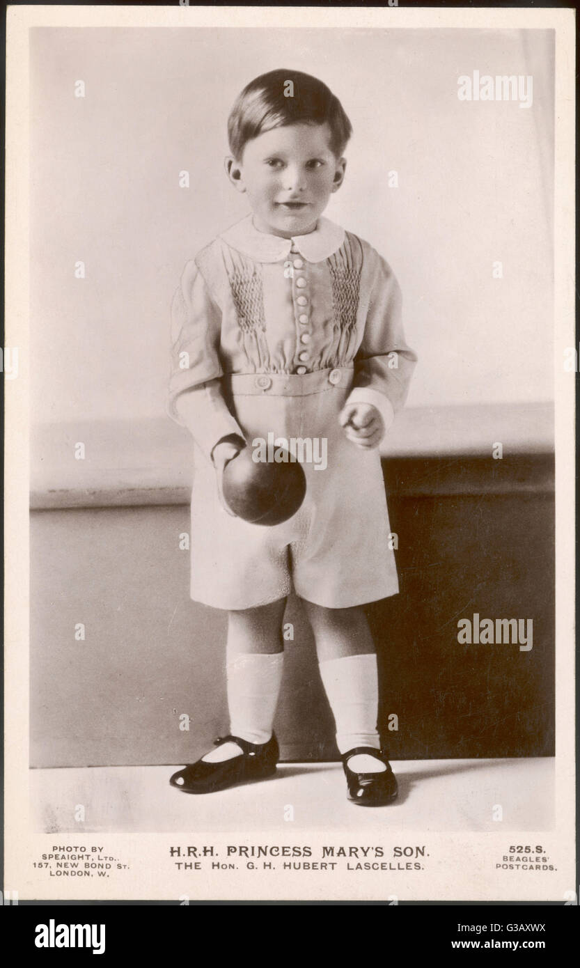 HENRY HUBERT LASCELLES later 7th EARL of HAREWOOD Elder son of