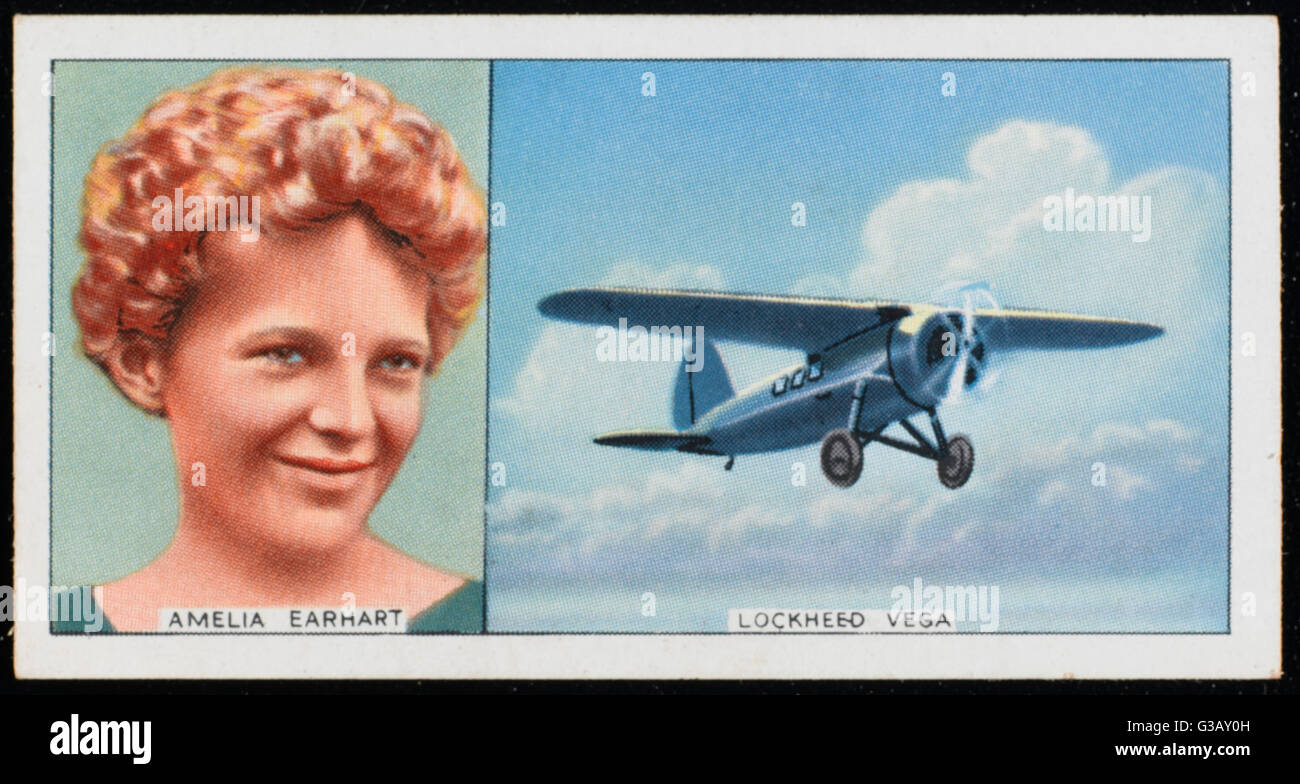 Earhart - Lockheed Vega Stock Photo