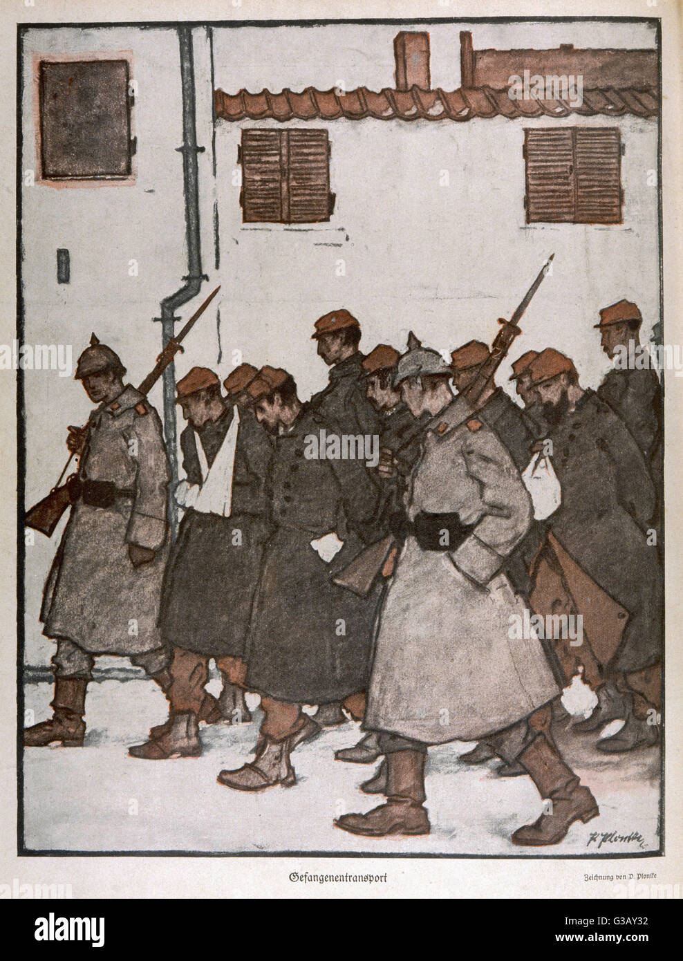 FRENCH PRISONERS 1915 Stock Photo Alamy