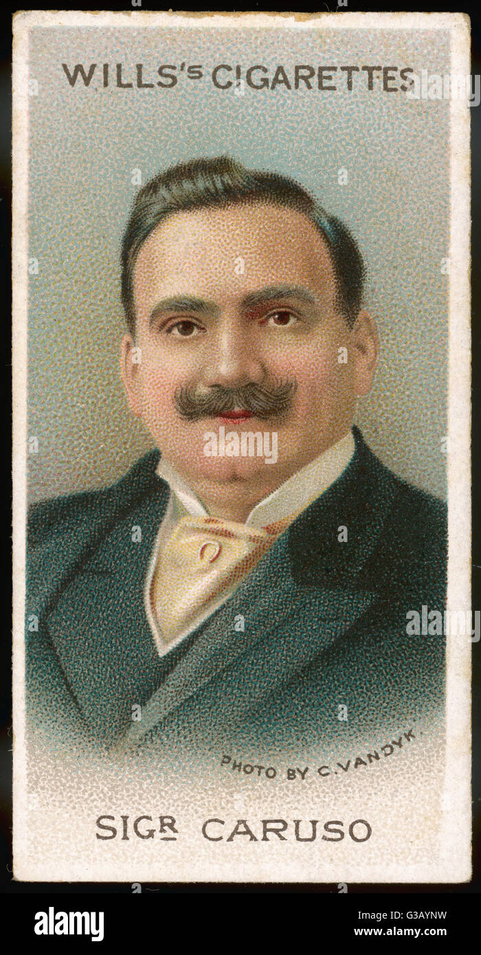 ENRICO CARUSO  Italian opera singer         Date: 1873 - 1921 Stock Photo