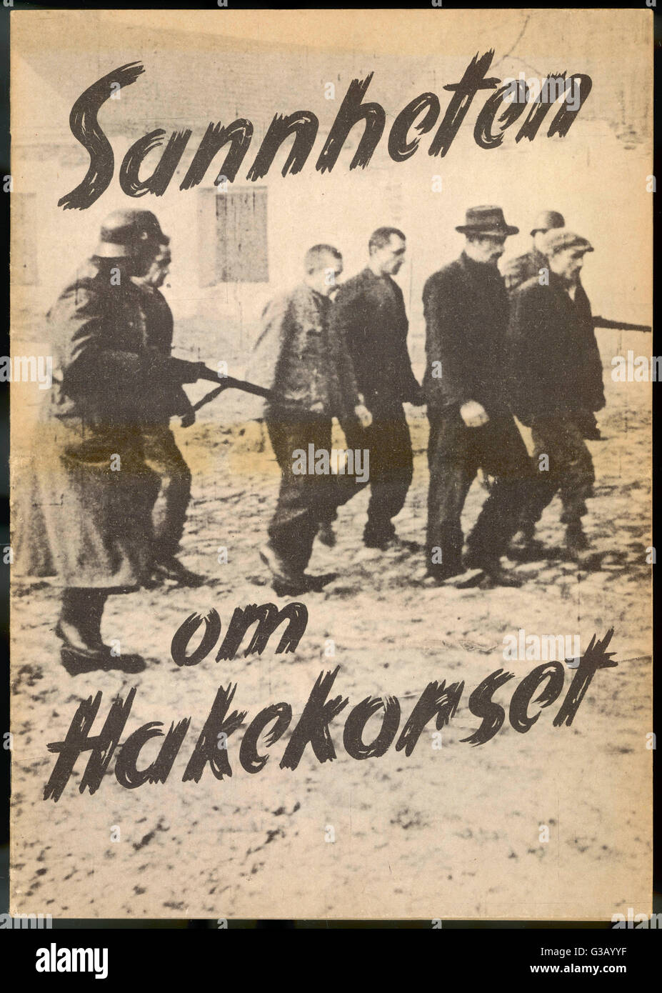 Norway : dissident males are  rounded up by the German  occupation forces        Date: 1940 Stock Photo