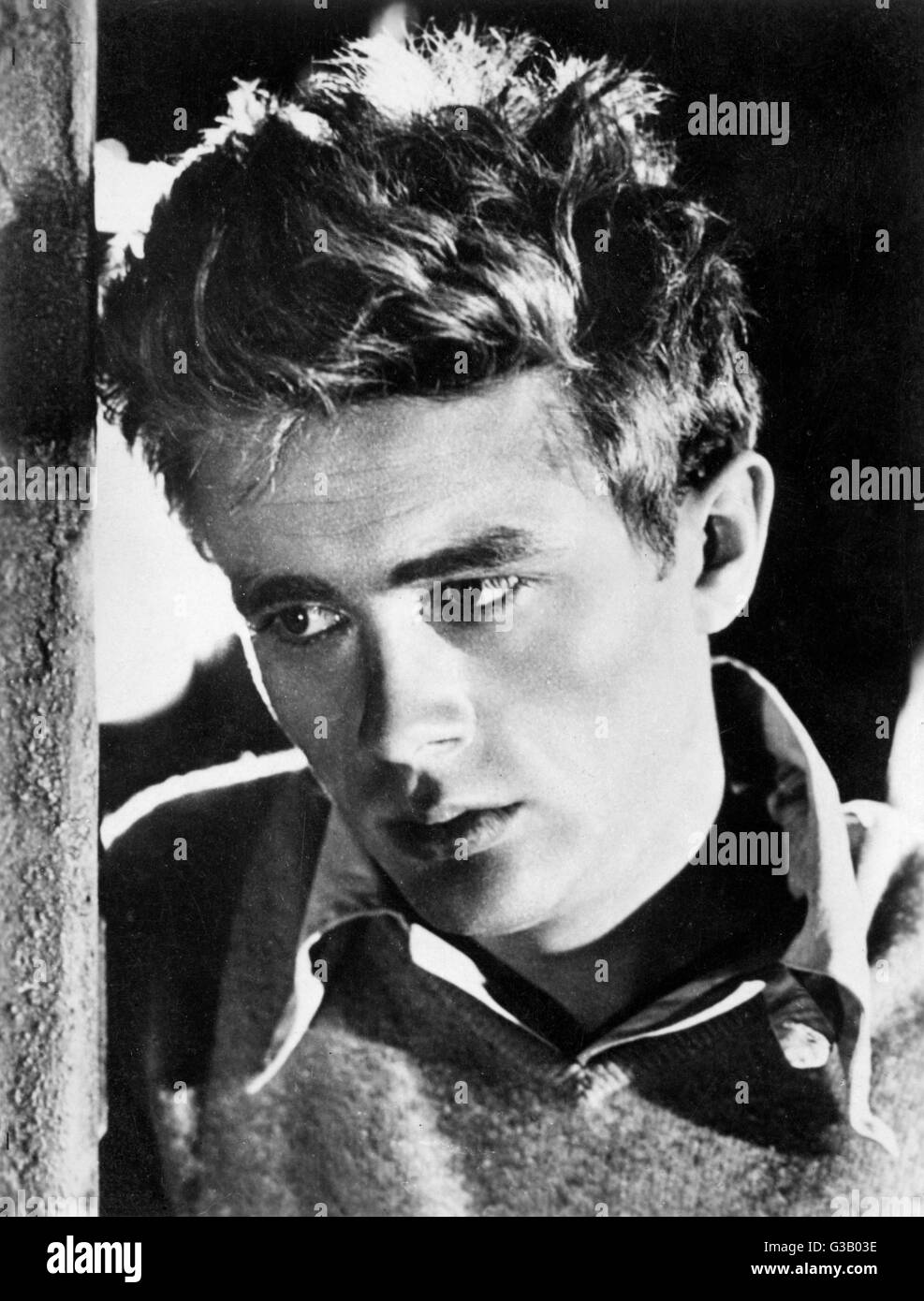JAMES DEAN  American film actor        Date: 1931 - 1955 Stock Photo