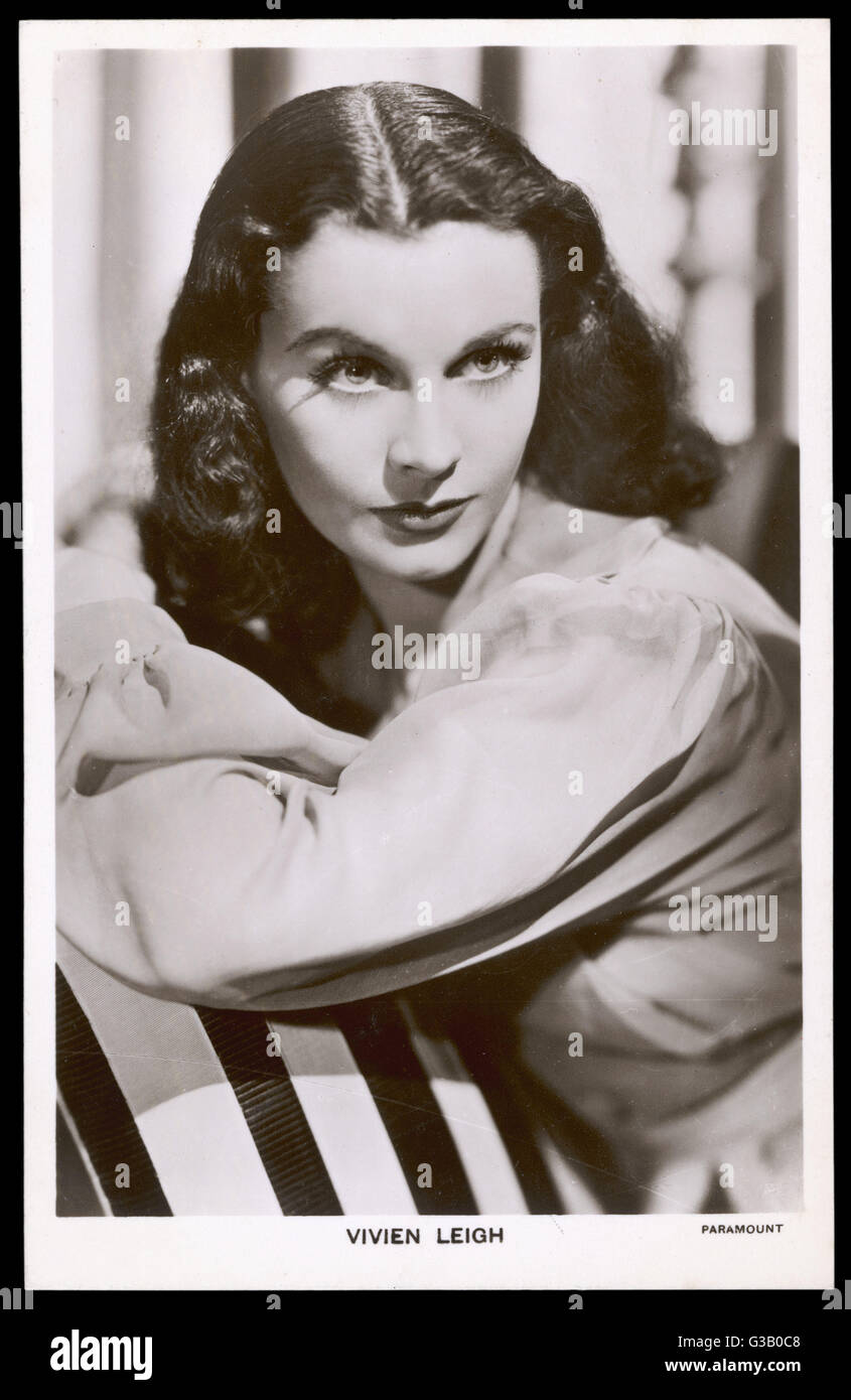 VIVIEN LEIGH   English actress  of stage and film       Date: 1913 - 1967 Stock Photo