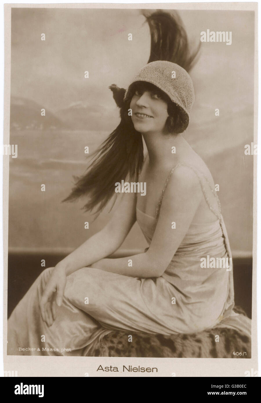 Asta Nielsen Stock Photo