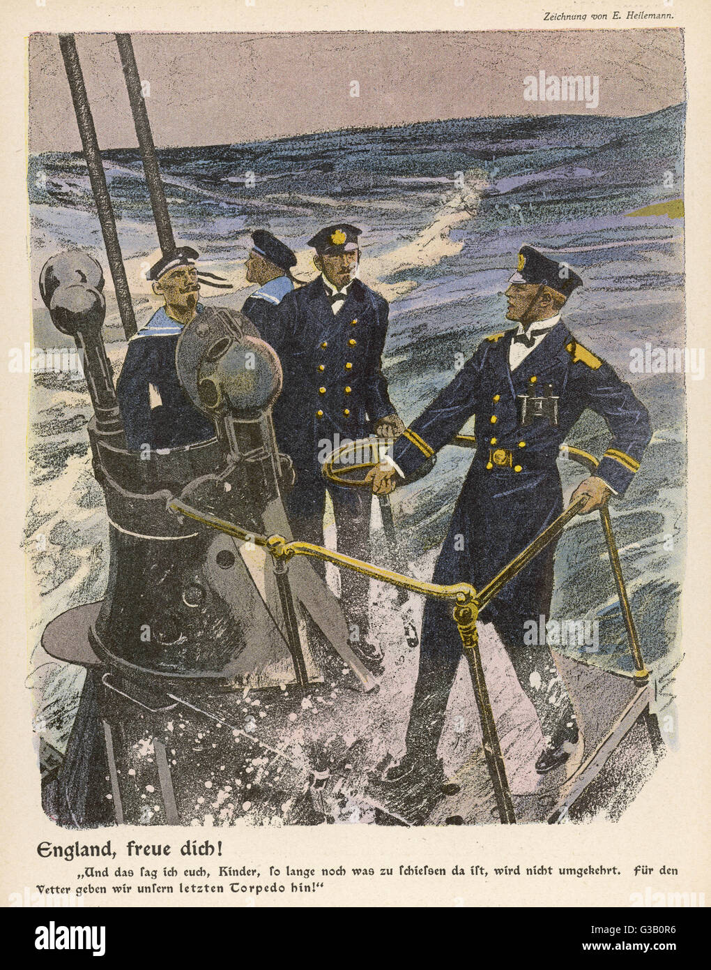 World War German U Boat Crew High Resolution Stock Photography and