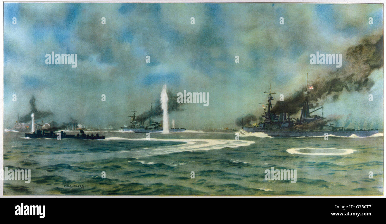World war one battle of jutland hi-res stock photography and images - Alamy