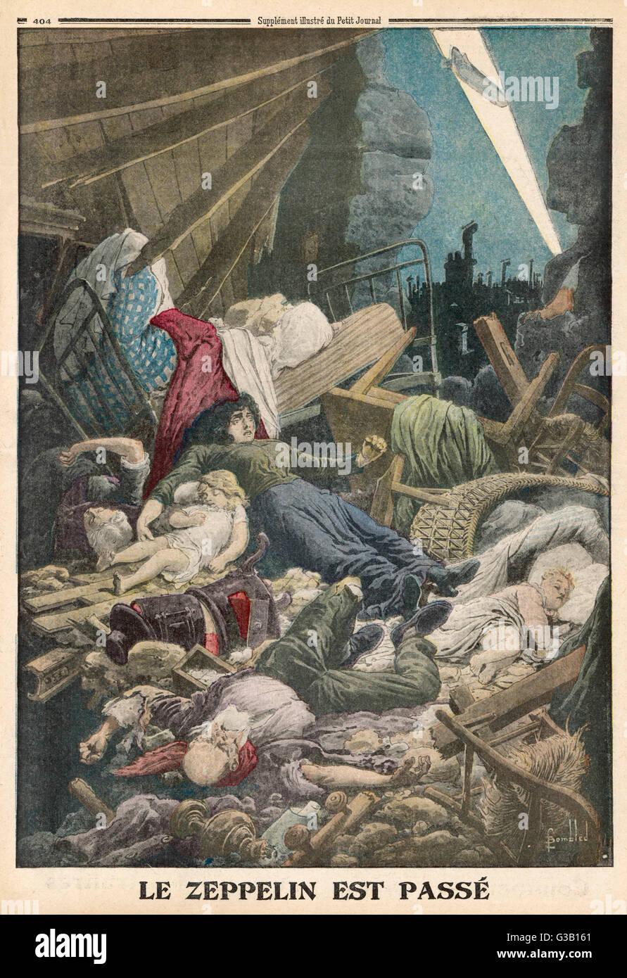 The human cost of the war is illustrated vividly by this depiction of the aftermath of a 