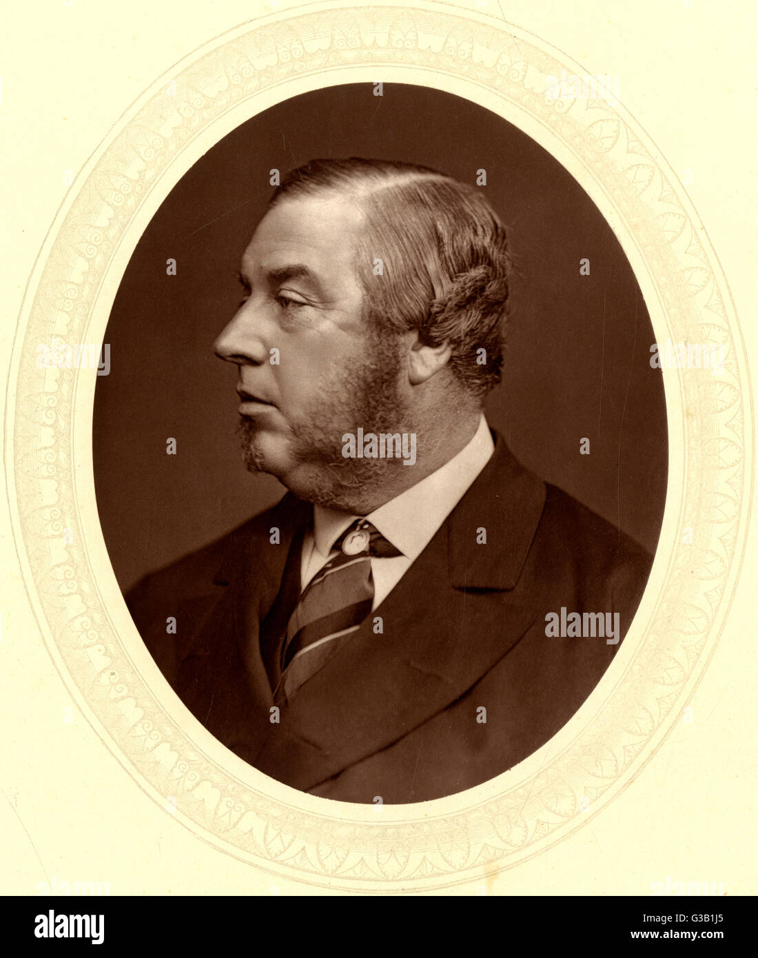 GEORGE SCLATER-BOOTH, later Lord Basing  statesman       Date: 1826 - 1894 Stock Photo