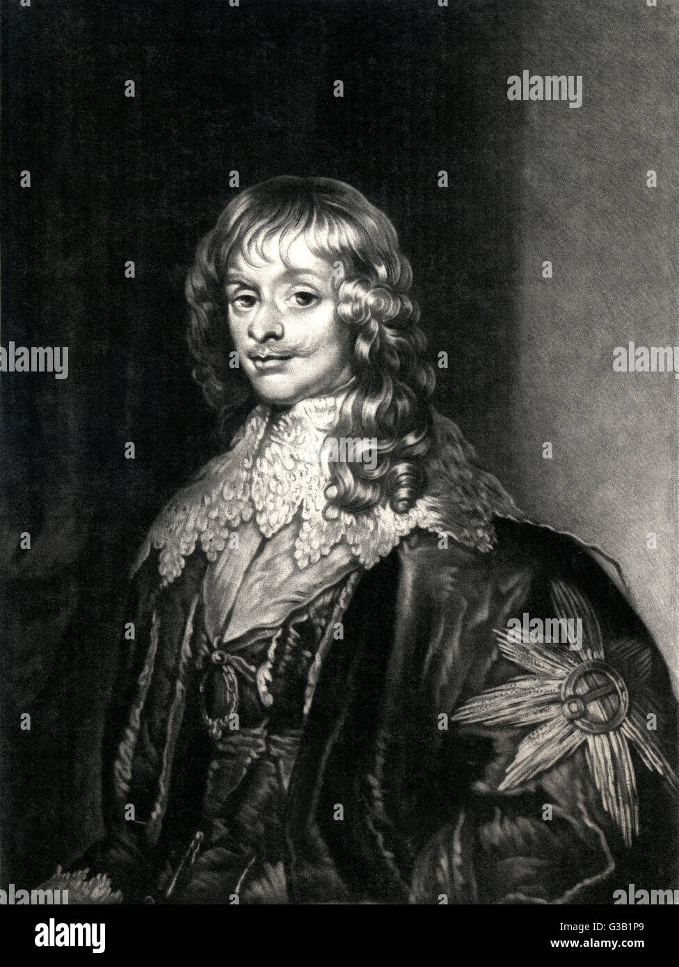 JAMES STUART, fourth duke of  Lennox and first duke of  RICHMOND loyal royalist supporter of  Charles I though disapproving  his policy     Date: 1612 - 1655 Stock Photo